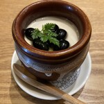 焼き鳥 つむぐ - ほうじ茶プリン