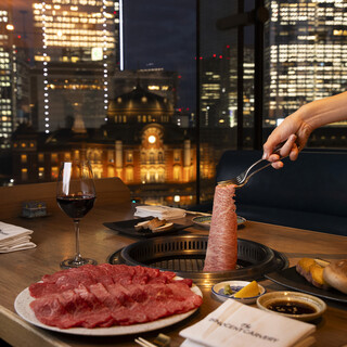 開放感溢れるロケーション、個室も完備