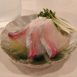 島豚しゃぶしゃぶ ナハバレ - お通し? (レシートには特に記載されていなかった)