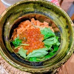 一天張 - 土鍋ご飯　鮭とイクラの炊き込みご飯