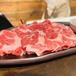 ジンギスカン おおにし - 綺麗なピンクの生ラム肩ロース♡