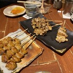 炭火焼き鳥 鴨尽 - 