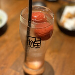 とさか - 大玉梅干しサワー