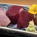 日本料理FUJI - 鰹のたたき、真ハタ刺し