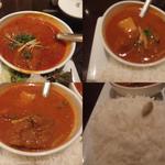 シターラ - カレー別アングル。油っこさとハーブの使い方が秀逸