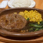 サイゼリヤ - オニオンソースハンバーグ　ライス大盛650円