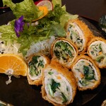 食樂 縁 - 餃子カツ アップ