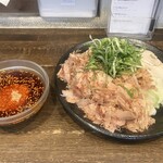 つけ麺本舗辛部 - 定番つけ麺 普通(1玉)\1,030 トッピング かつお節\160 辛さ25倍