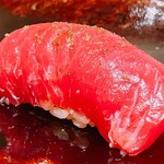 梅田 すし継 - 赤身の漬け③