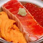 梅田 すし継 - 三色丼③