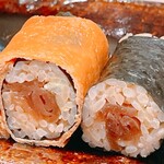 梅田 すし継 - 干瓢巻きと干瓢いなり③