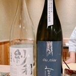 梅田 すし継 - みむろ杉と紗利