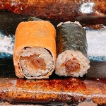 梅田 すし継 - 干瓢巻きと干瓢いなり①