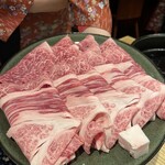 食べ放題 すき焼十二天 広尾 - 