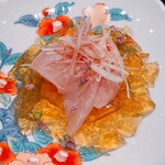 梅田 すし継 - 金目鯛の土佐酢ジュレ②