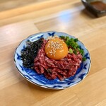 焼肉ホルモン もりちゃん - 炙りユッケ