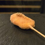 串揚げ タケナカ - 豚キムチ 粒マスタード