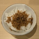 串揚げ タケナカ - ちりめん山椒ご飯