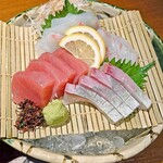 町家のおだいどこ いを浬 - お造り盛り合わせ3種