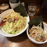 無銘 - 梅混ぜそばもと肉めし