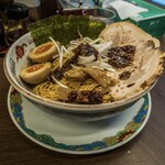 幸来 - 料理写真:油そば1,000円細麺指定、トッピングチャーシュー200円です。デジカメで撮影。