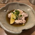 旬路 松田 - 鱈白子ぽん酢