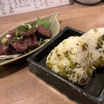 旬路 松田 - 高菜とじゃこのおにぎり