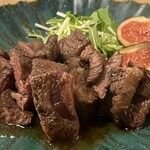 旬路 松田 - 黒毛和牛ミスジステーキ