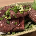 旬路 松田 - 馬心臓の厚切り炙り焼き