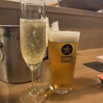 旬路 松田 - スパークリングワイン・生ビール