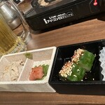 もつ鍋田しゅう - すもつに明太子にきゅうりに高菜