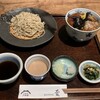 蕎麦料理處 萱 - 秋風・蕎麦セット　揚げ茄子蕎麦　1980円
