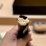 兄弟寿し - 毛蟹巻物