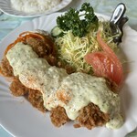 純喫茶 フルール - カキフライランチ