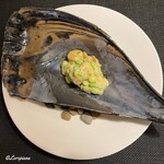 DADA - たいらぎ貝と枝豆と南瓜のニョッキのロックフォール風味