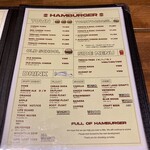 GOONIES BURGER CLUB - メニュー