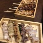 庄や - 焼き鳥盛り合わせ塩とタレ