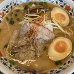 ラーメン屋　壱番亭 - 味玉熟成味噌ラーメン　アップ