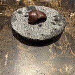 pesceco - 栗のチョコレートかけ