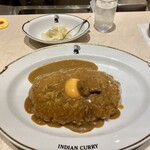 インデアンカレー - レギュラー+卵(卵黄)