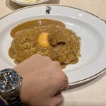 インデアンカレー - 左腕のお供と