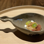 温石 - 落花生豆腐、イチジク、銀杏