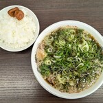 来来亭 - 料理写真:小盛ラーメン 620円 , ライス(小) 180円