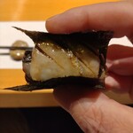 鮨 権左衛門 - イワシの手巻き