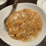 名菜館 - 蟹あんかけ炒飯