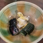 三城 - 絶品漬物3種類