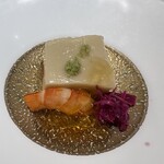 寿司と日本料理 新宿 よねがみ - ごま豆腐