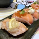 スシロー - 生サーモン４種盛り