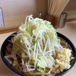 ラーメン二郎 - 料理写真:みそラーメン　&   ブタ３枚