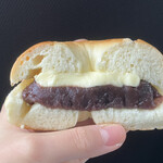 ベーグルU - あんバターサンド。